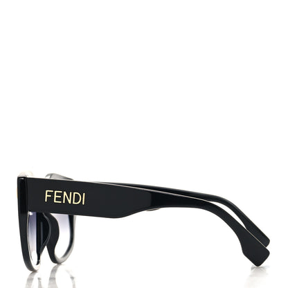 Fendi Acetate Fendi Butterfly Sunglasses FE40017I Black 3 of 7