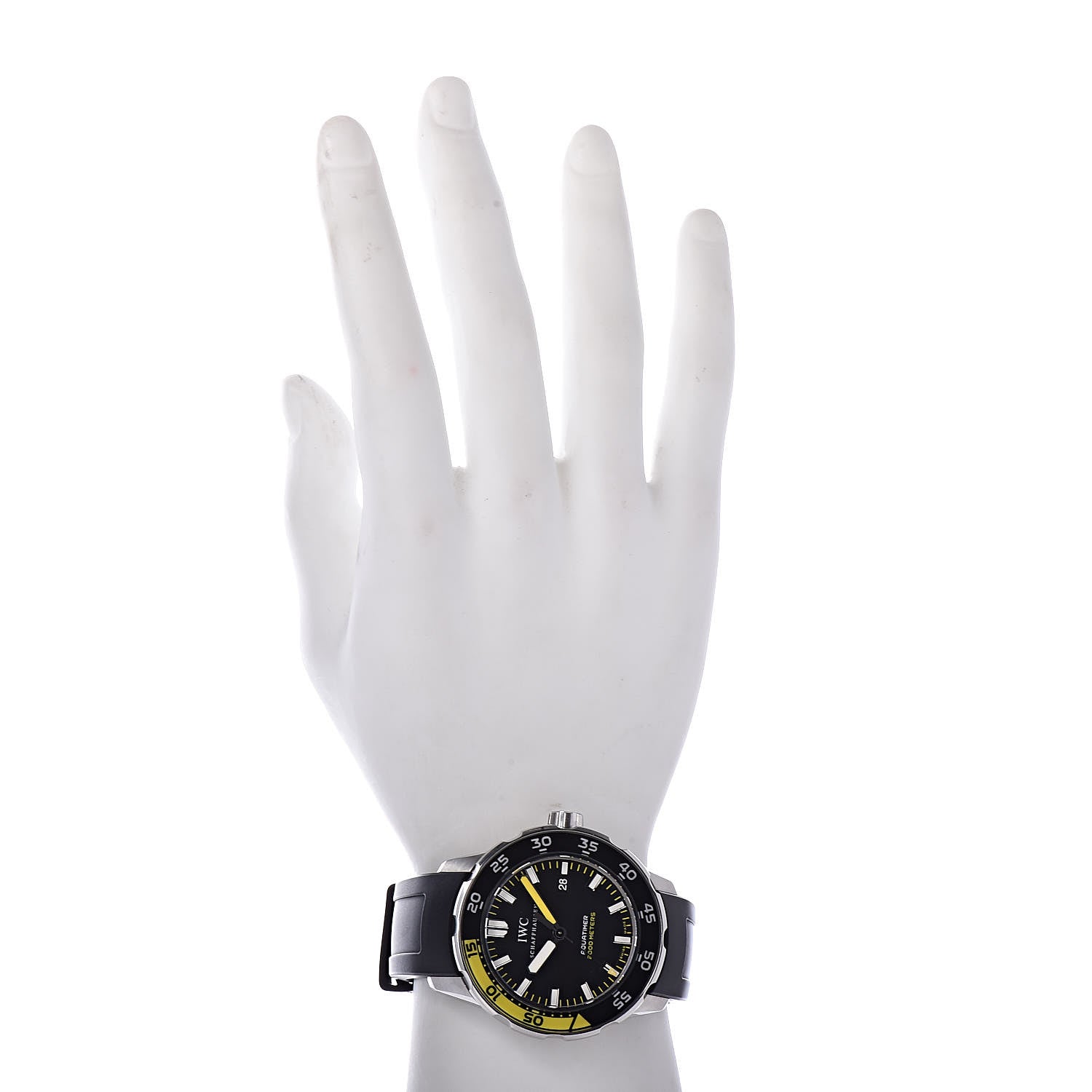 IWC Stainless Steel Rubber 45mm Aquatimer Automatic Watch Black IW356810 2 of 10