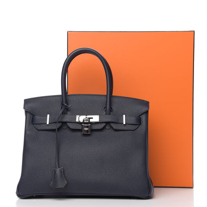 Hermes Togo Birkin 30 Bleu Nuit 10 of 10