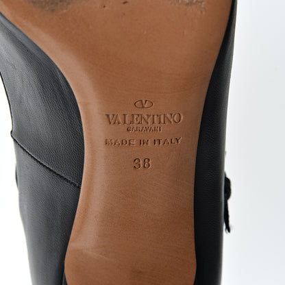 Valentino Garavani Nappa Love Latch 50mm Pumps 38 Black Poudre 7 of 9