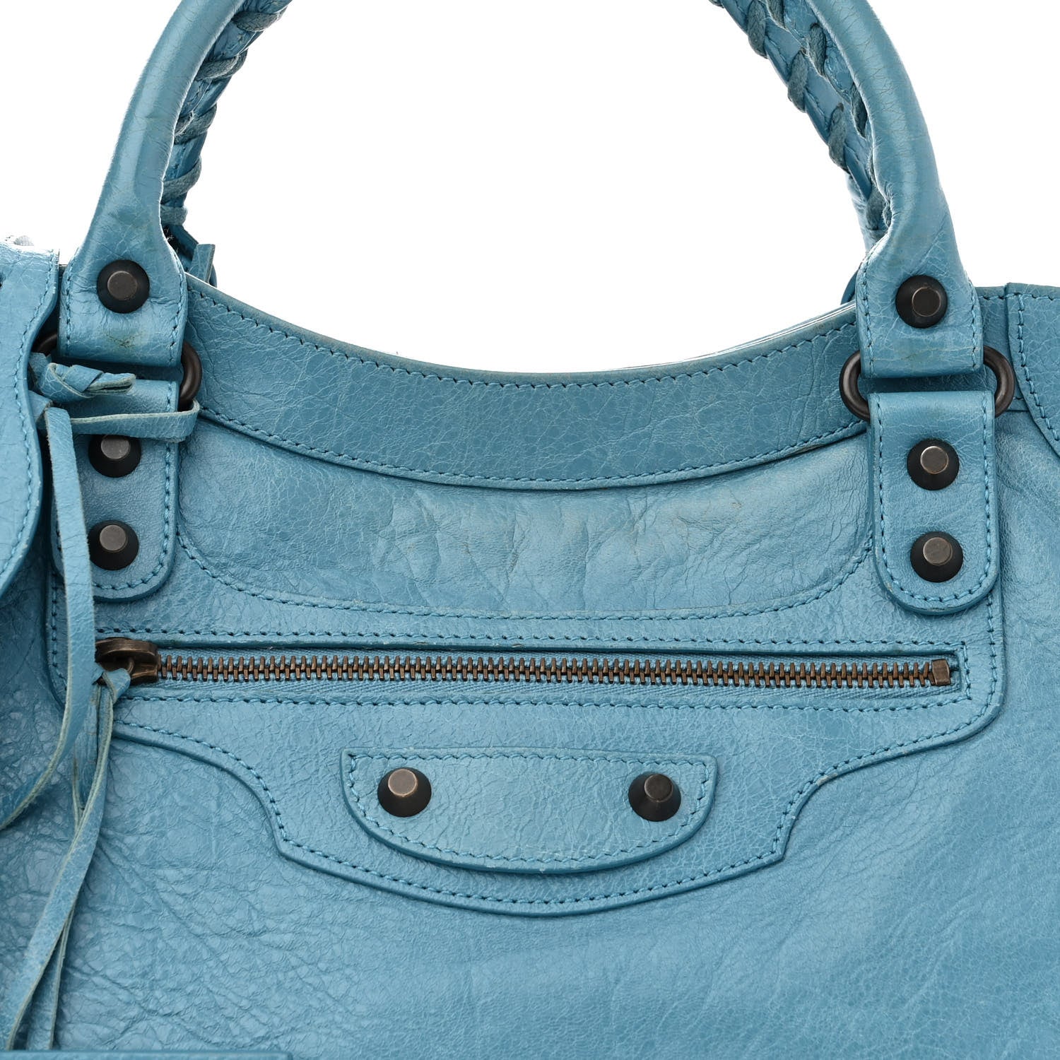 Balenciaga Agneau Classic Hardware Velo Bleu Indigo 8 of 14