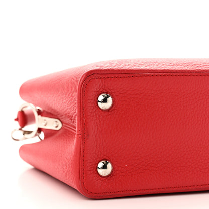 Louis Vuitton Taurillon Capucines PM Rubis 8 of 9