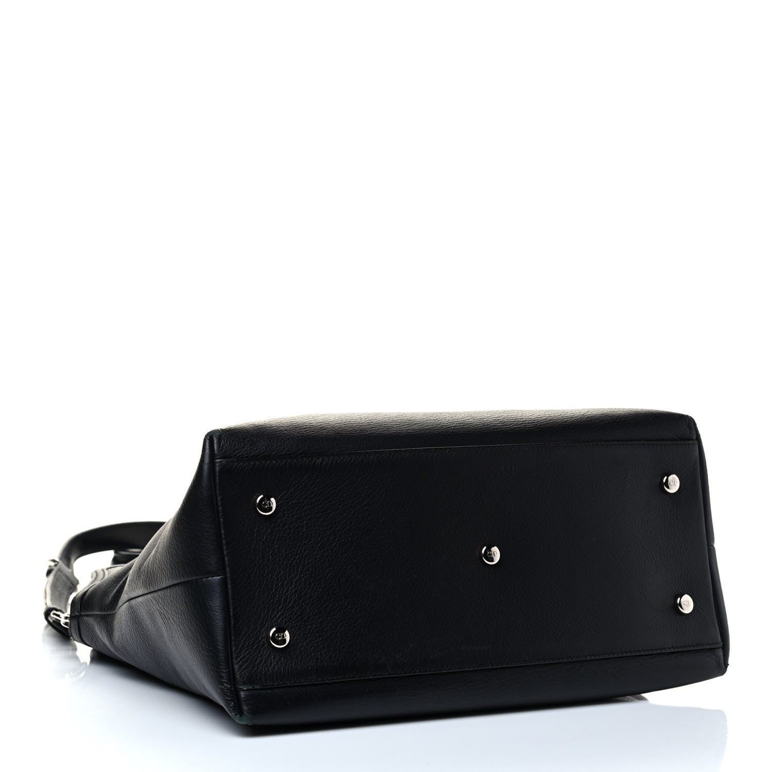 Christian Dior Calfskin Large Granville Tote Black 3 of 4