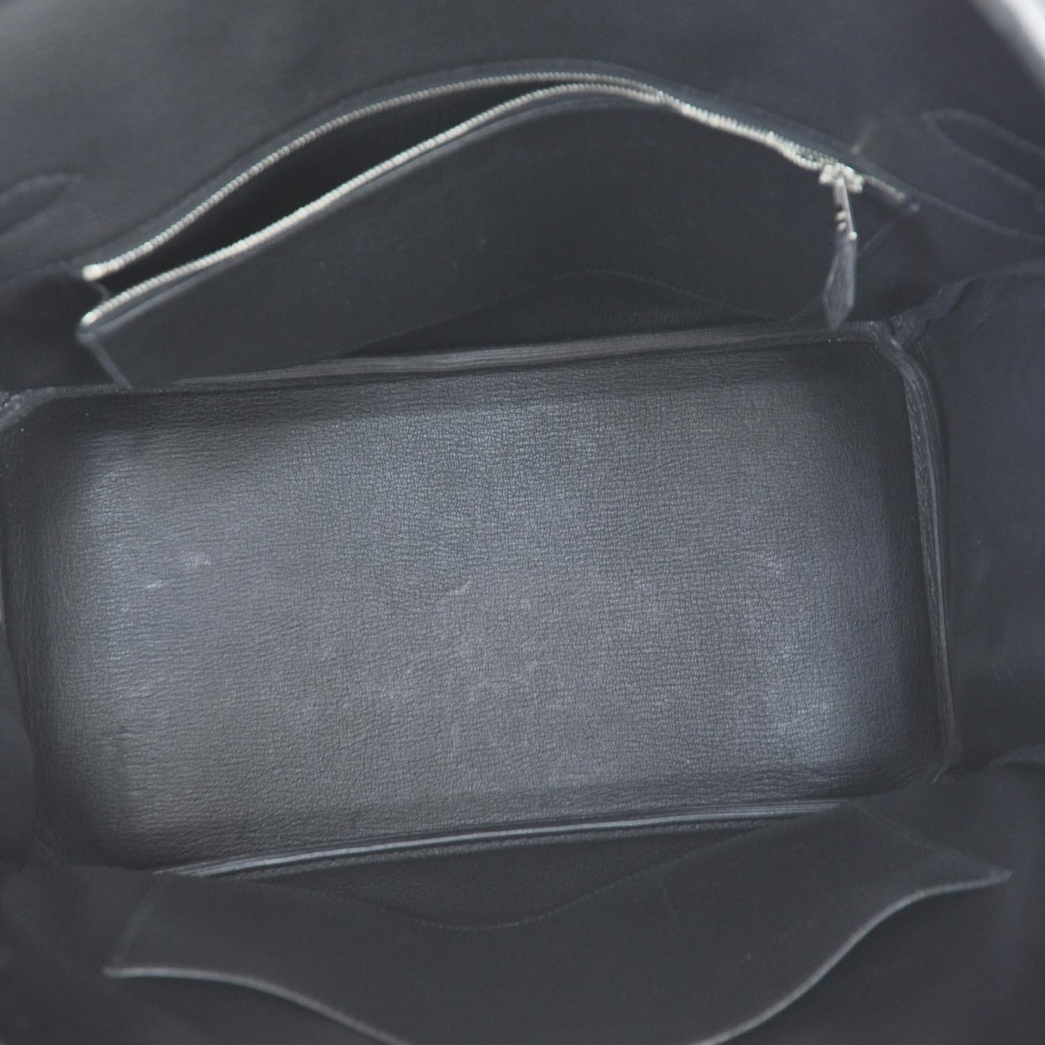 Hermes Taurillon Clemence Birkin 35 Black 7 of 10