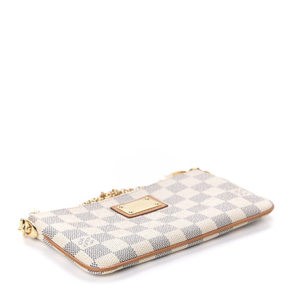 Louis Vuitton Damier Azur Pochette Milla MM 4 of 10