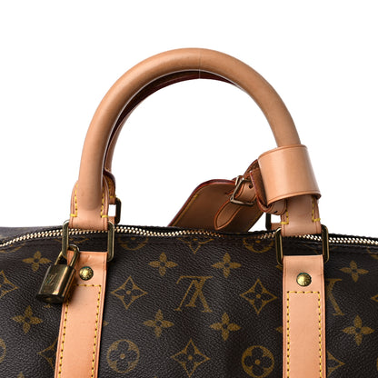 Louis Vuitton Monogram Keepall Bandouliere 55 17 of 20