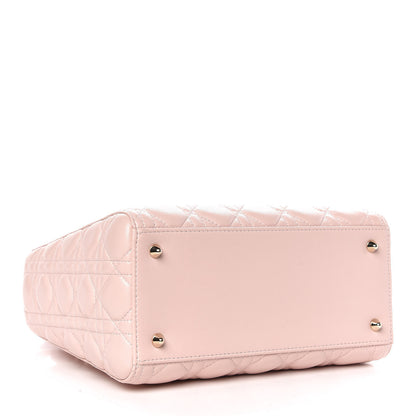 Christian Dior Lambskin Cannage Medium Lady Dior Light Pink 4 of 8