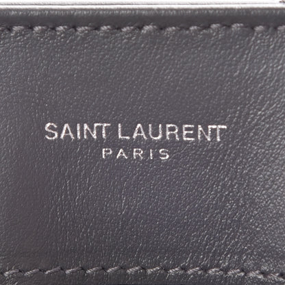 Saint Laurent Calfskin Y Quilted Monogram Medium Loulou Chain Satchel Asphalt 6 of 9