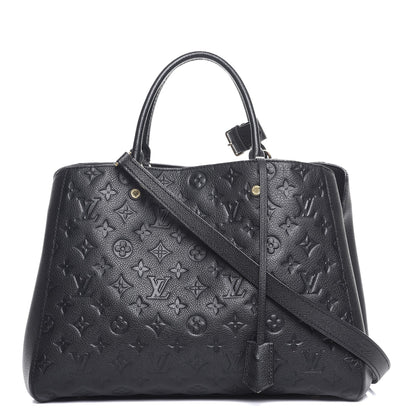 Louis Vuitton Empreinte Montaigne GM Black 1 of 9