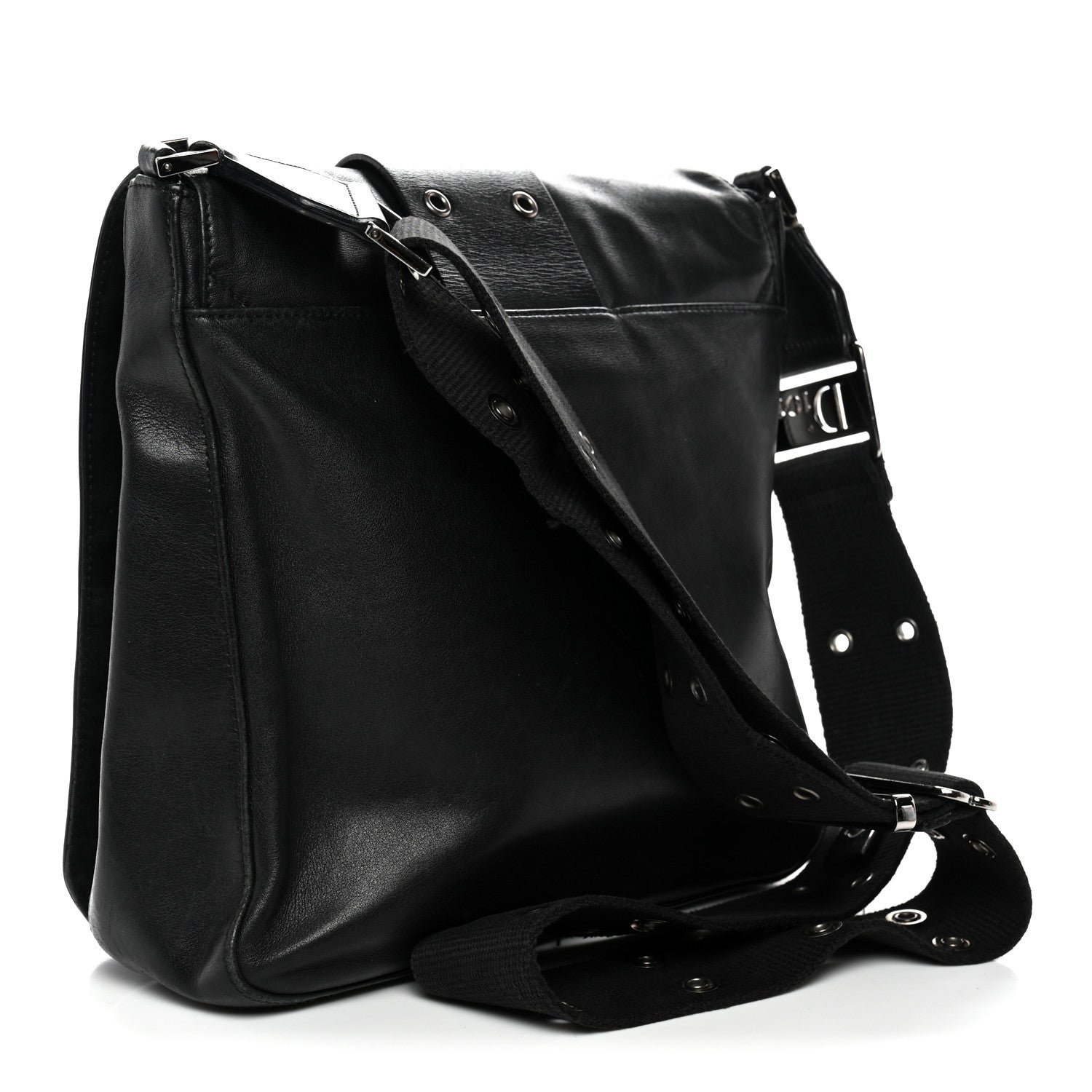 Christian Dior Calfskin Street Chic Messenger Black 2 of 11