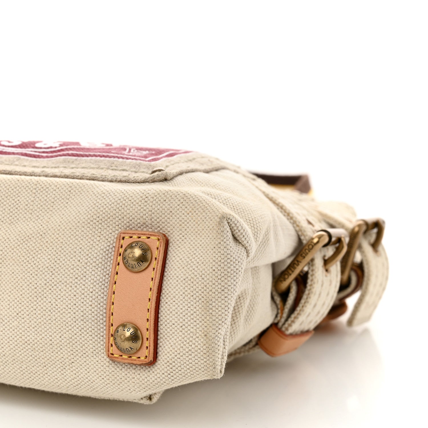 Louis Vuitton Toile Globe Shopper Cabas PM Red 10 of 10