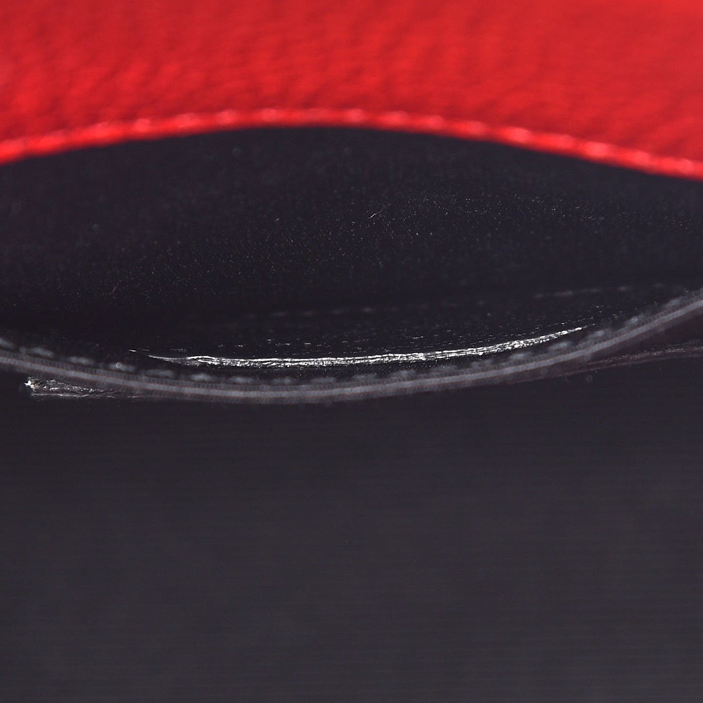 Grained Calfskin Nano Sac De Jour New Red