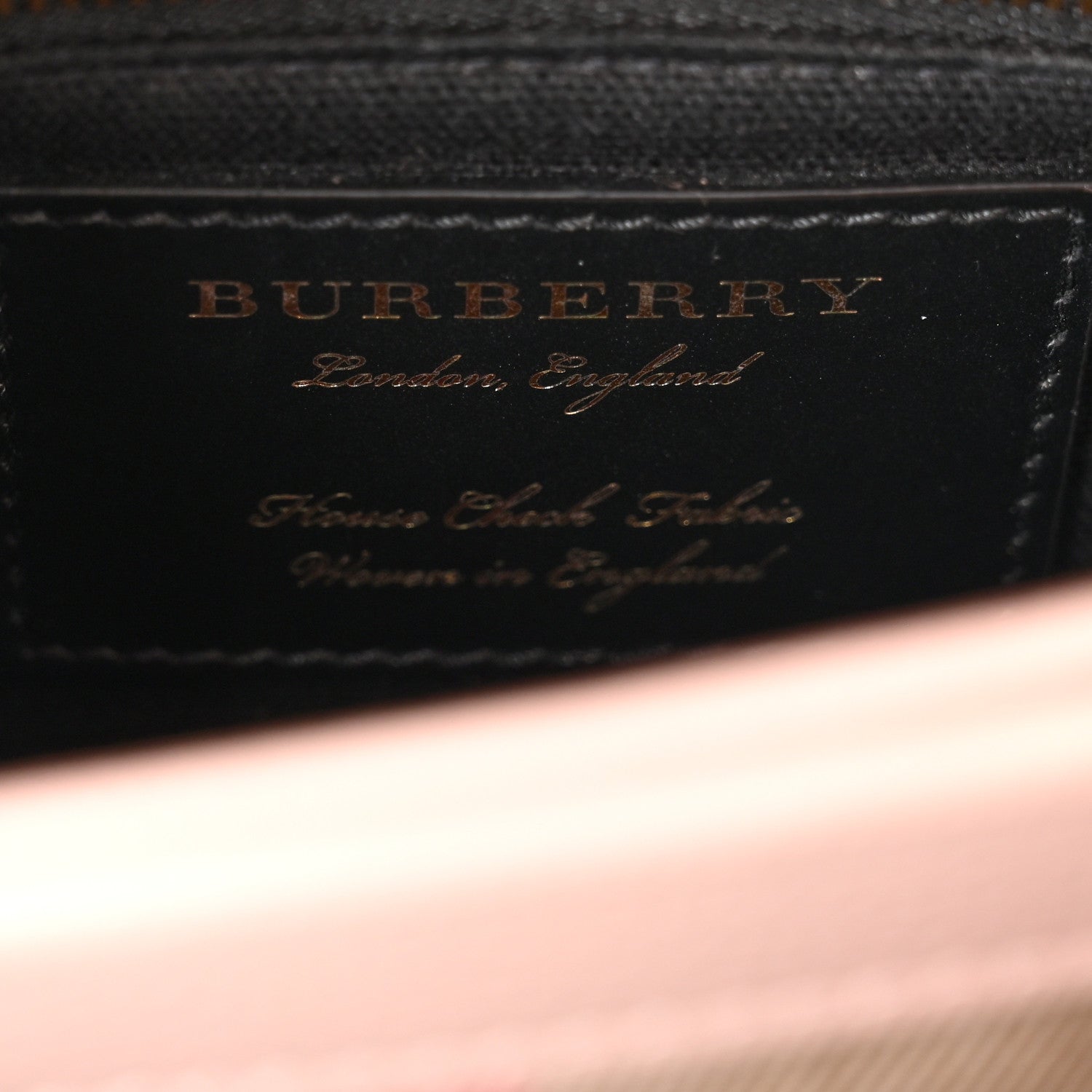 Burberry Derby Calfskin House Check Small Camberley Pale Orchid 6 of 14