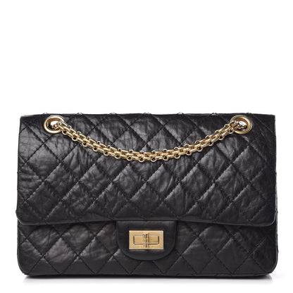 Chanel Aged Calfskin 50th Anniversary 2.55 Reissue 225 Flap Black 1 of 11