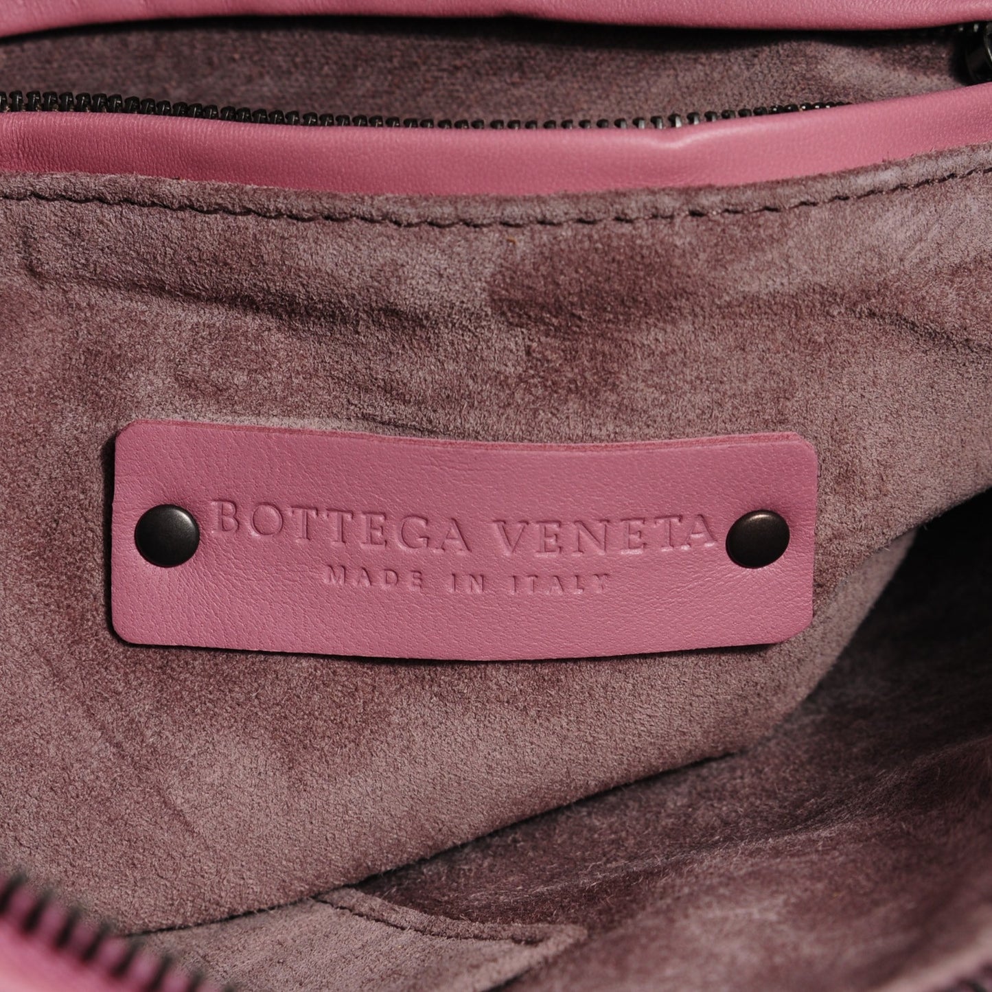 Nappa Intrecciato Pillow Crossbody Messenger Mallow