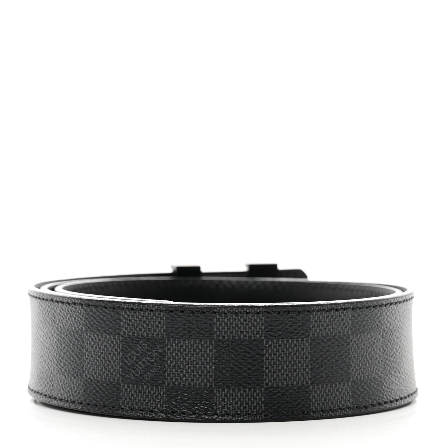 Damier Graphite 40mm LV Initiales Belt 95/38