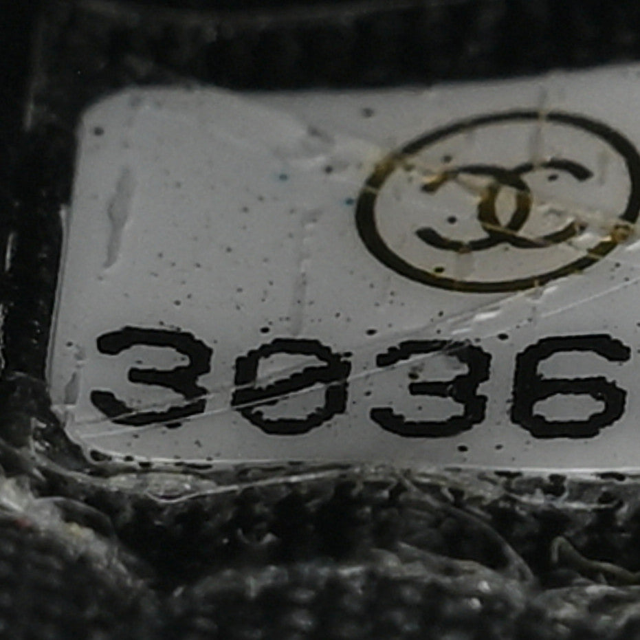 Chanel Goatskin Quilted Chanel 19 Card Holder On Chain Black 8 of 10