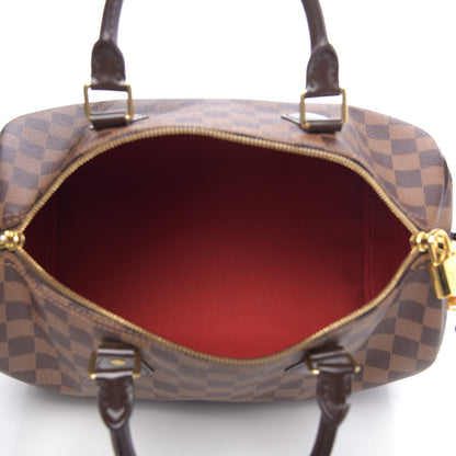 Louis Vuitton Damier Ebene Speedy Bandouliere 30 6 of 12