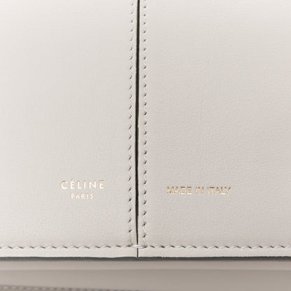 Celine Supple Natural Calfskin Medium Tri-Fold Bag Pearl Grey 8 of 11
