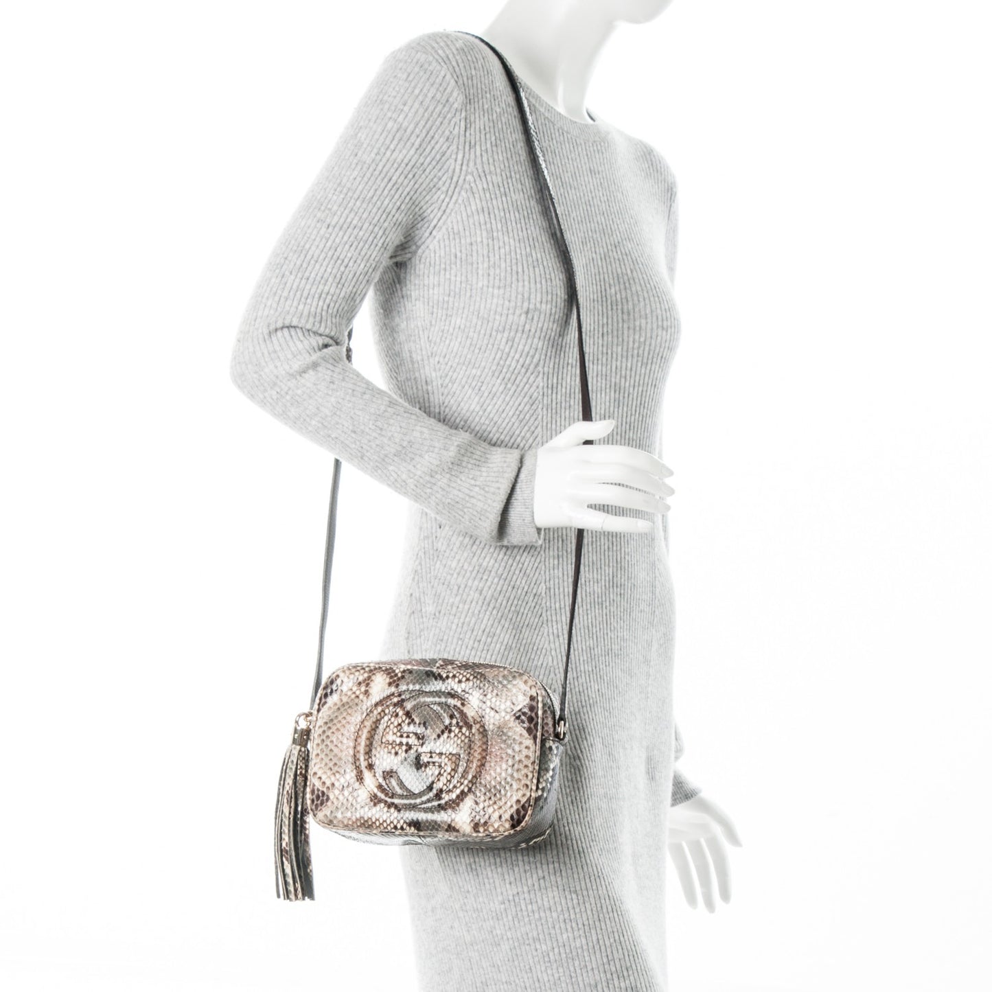 Python Small Soho Disco Bag Natural