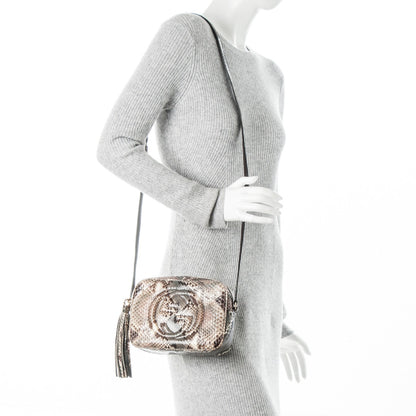 Gucci Python Small Soho Disco Bag Natural 2 of 6