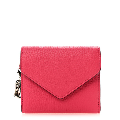 Christian Dior Bullcalf Diorissimo Envelope Wallet Rose Passion 1 of 11