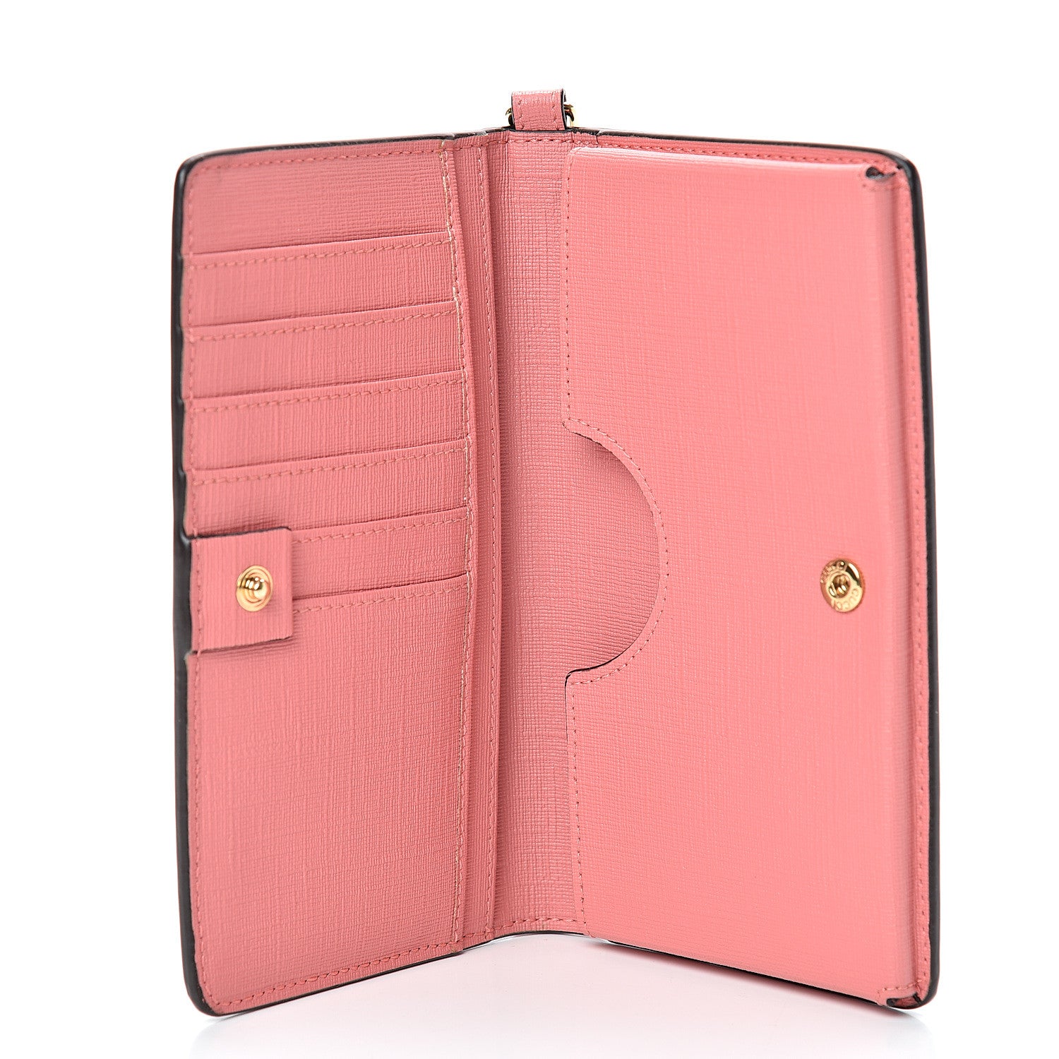Gucci GG Supreme Monogram Embroidered Face iPhone 6 Case Wristlet Pink 4 of 8