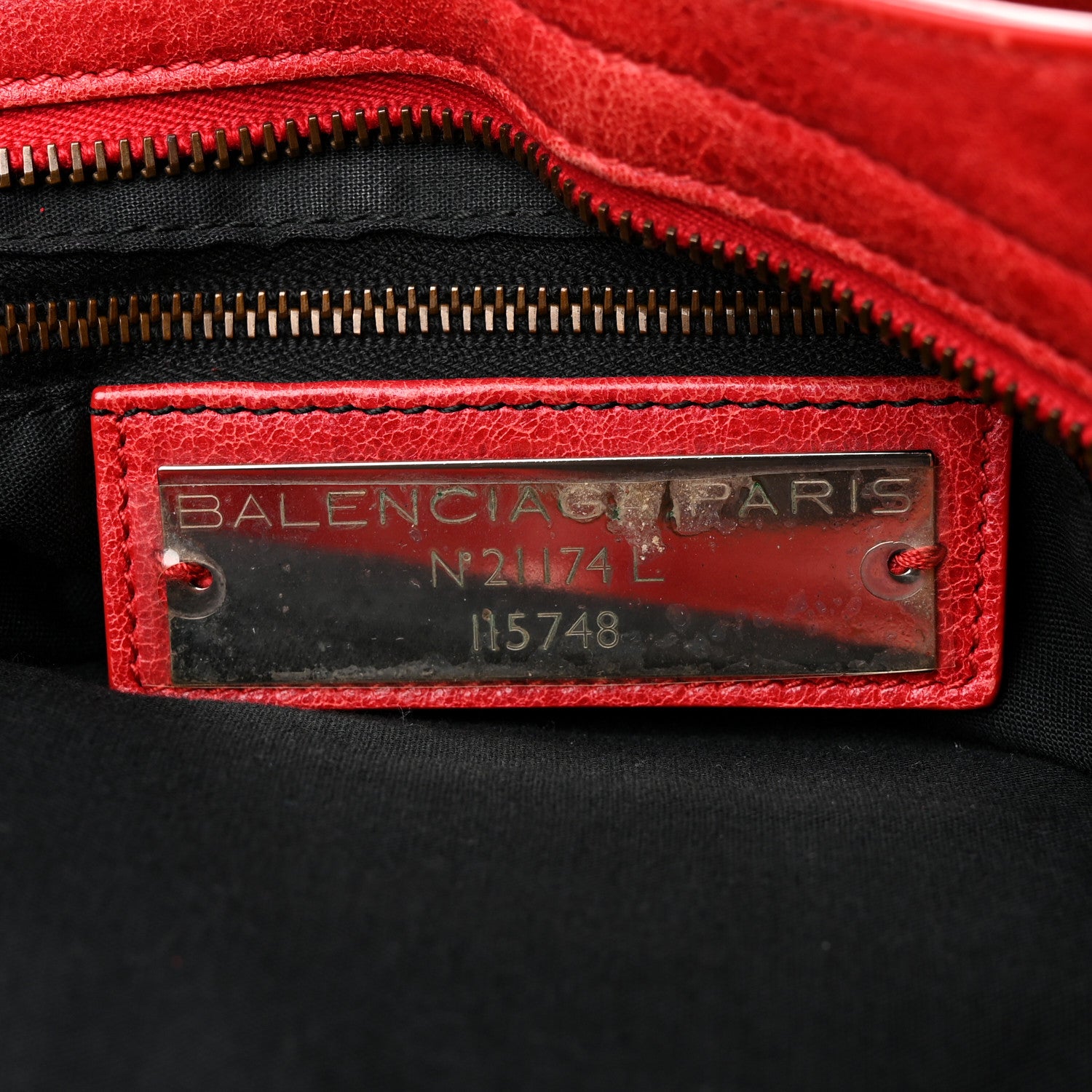 Balenciaga Agneau Classic Hardware City Rouge Coquelicot 6 of 10