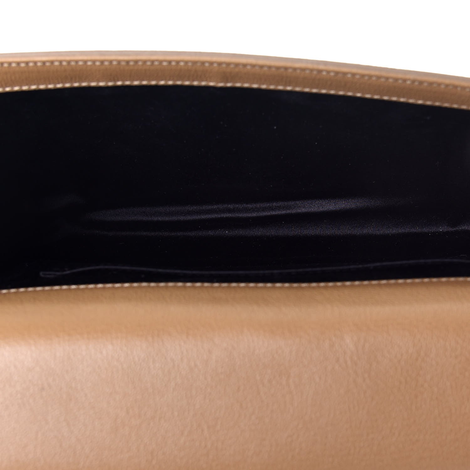 Saint Laurent Calfskin Monogram Large Belle De Jour Clutch Beige 5 of 8