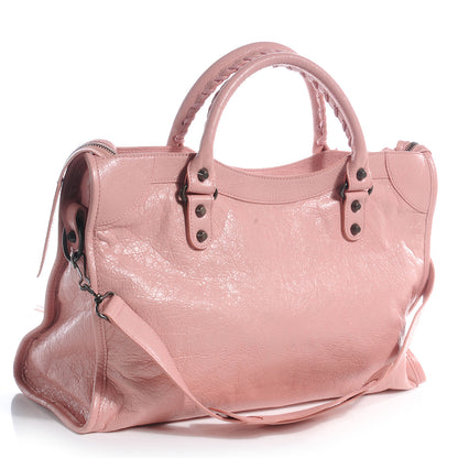 Balenciaga Agneau Classic Hardware City Rose Peche 3 of 9