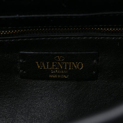Valentino Garavani Nappa Large Roman Stud Shoulder Bag Black 5 of 6