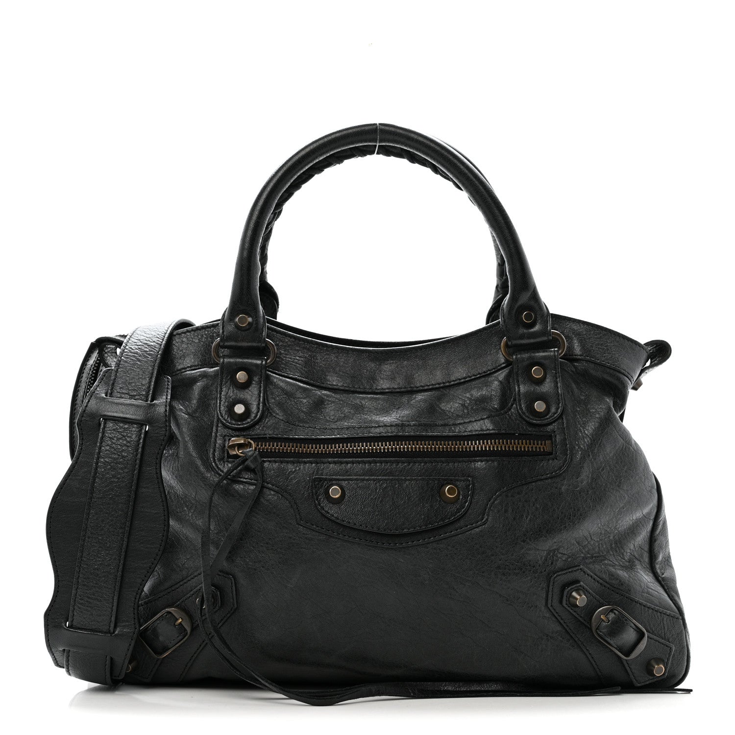 Balenciaga Agneau Classic Hardware Town Black 1 of 14
