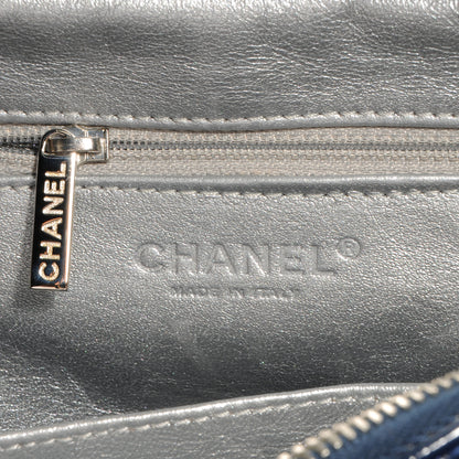 Chanel Patent Luxe Ligne Medium Tote Navy 6 of 7