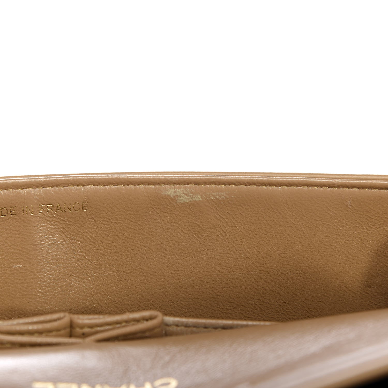 Chanel Lambskin Quilted Small Double Flap Beige 13 of 18