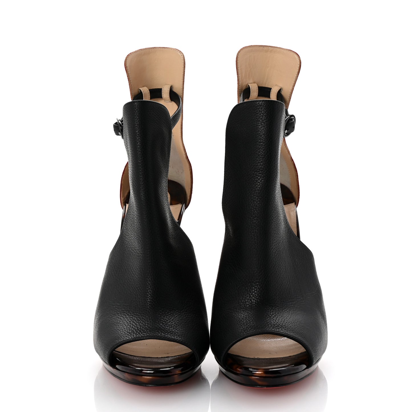 Morphee Calfskin Suede Barbara 120 Peep Toe Pumps 39 Version Testa Di Moro