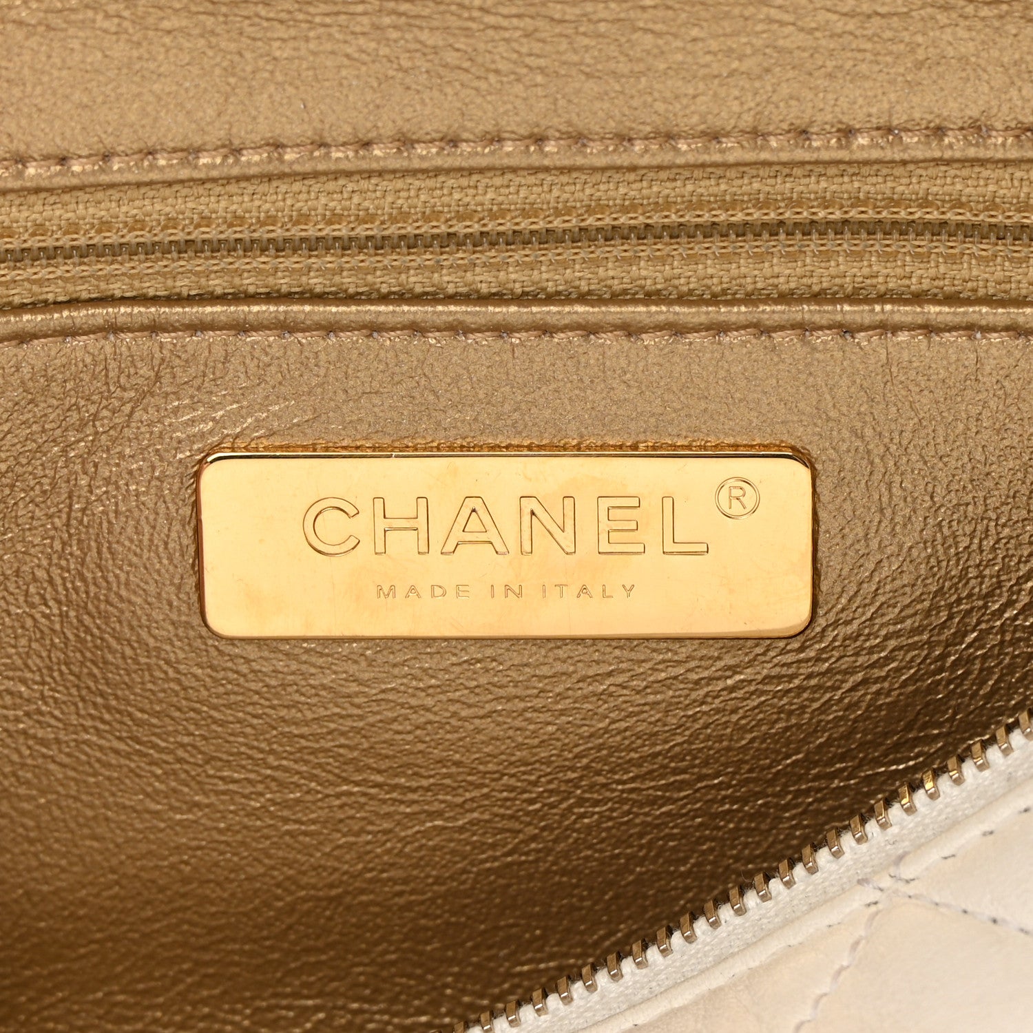 Chanel Lambskin Quilted All About Chains Waist Belt Bag White 6 of 14