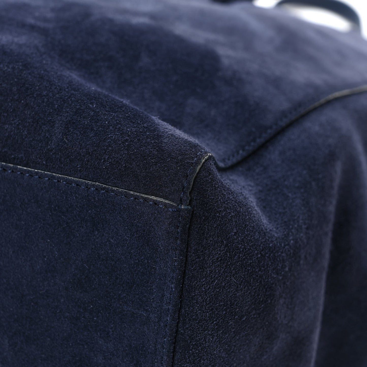 Suede Lexie Tote Navy Blue