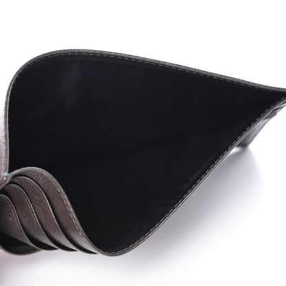 Christian Dior Metallic Calfskin Cannage Lady Dior Convertible Clutch Gunmetal 13 of 14