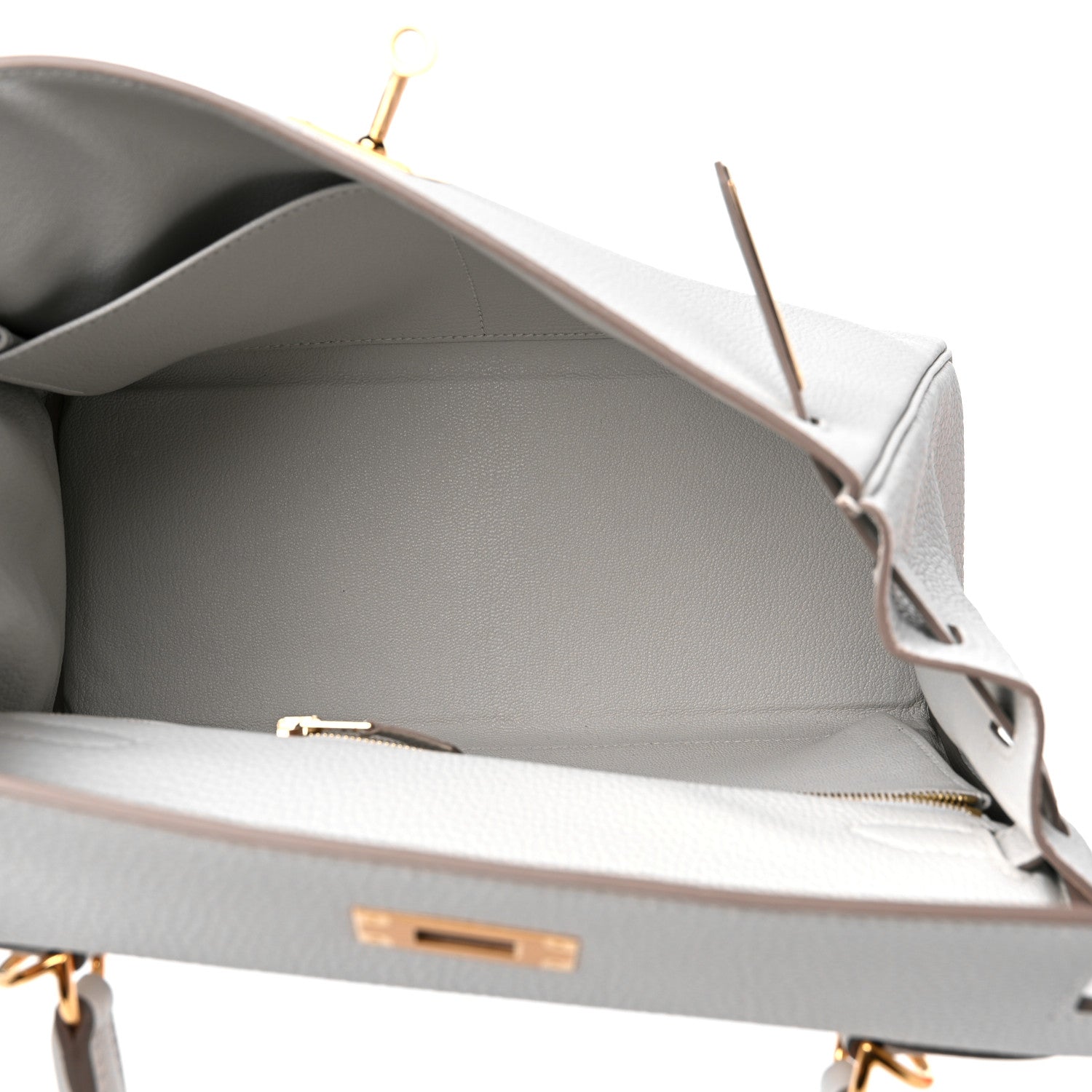 Hermes Togo Kelly Retourne 28 Gris Pale 5 of 10