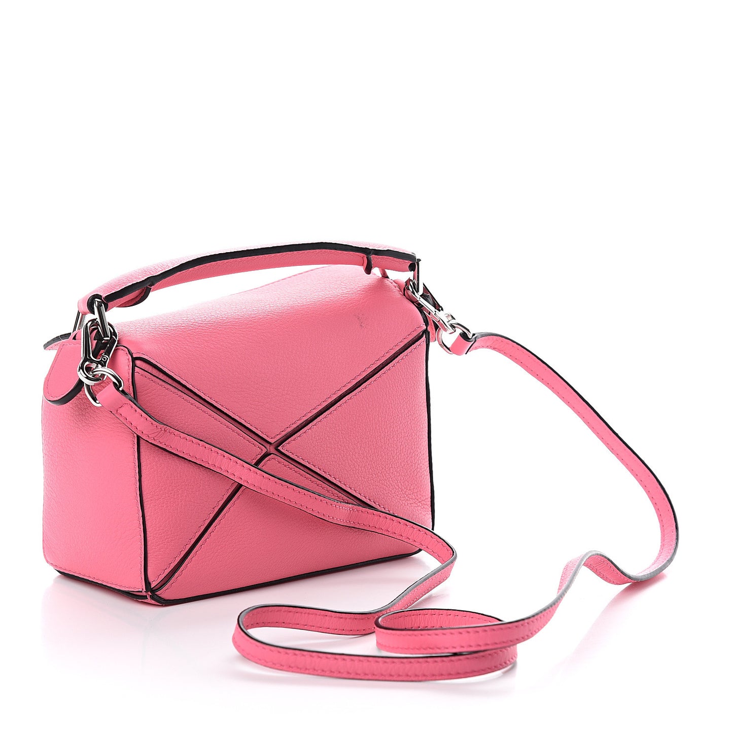 Calfskin Mini Puzzle Bag Wild Rose