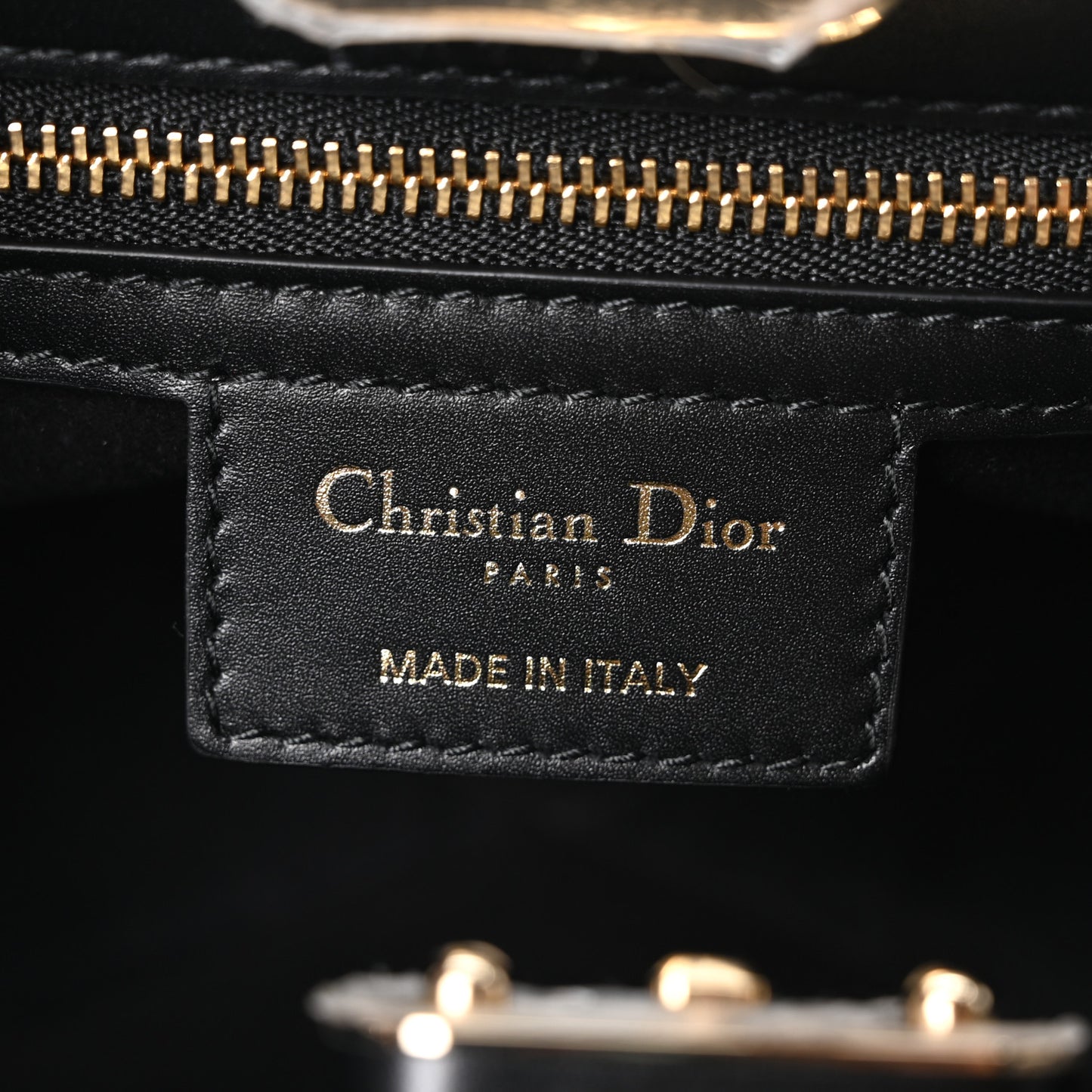 Calfskin Medium Key Shoulder Bag Black
