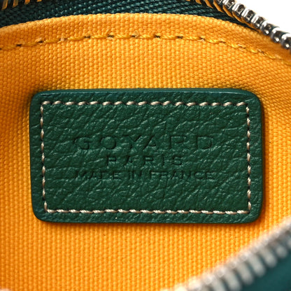 Goyard Goyardine Nano Senat Key Pouch Green 7 of 8