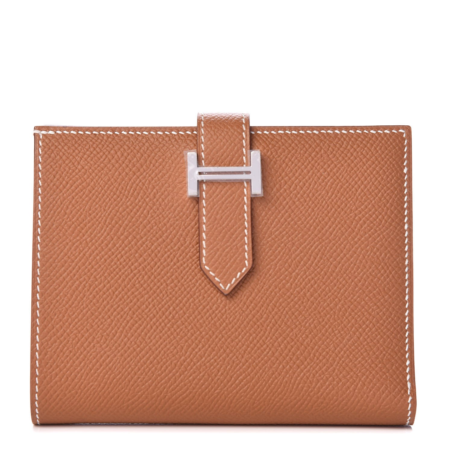 Hermes Epsom Bearn Compact Wallet Gold 1 of 8