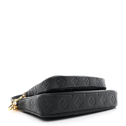 Louis Vuitton Empreinte Monogram Giant Multi Pochette Accessories Black 3 of 10
