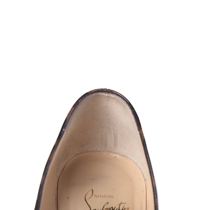 Christian Louboutin Patent Leopardino So Kate 120 Pumps 36.5 Brown 8 of 11