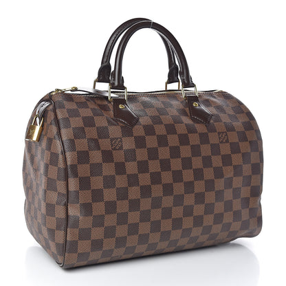 Louis Vuitton Damier Ebene Speedy 30 3 of 9