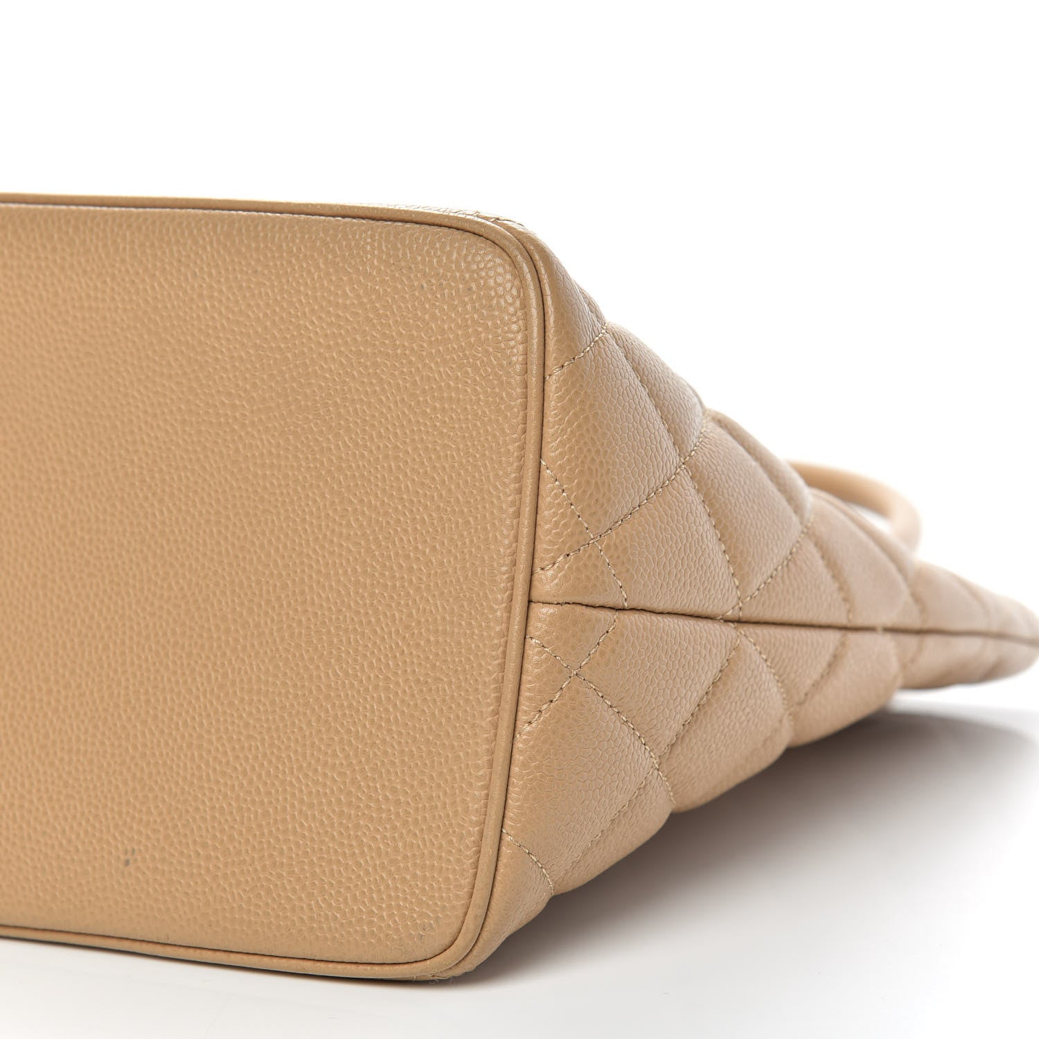 Chanel Caviar Quilted Medallion Tote Beige 9 of 12