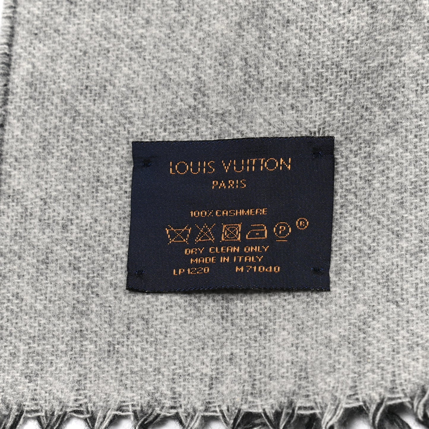 Cashmere Monogram Reykjavik Scarf Black