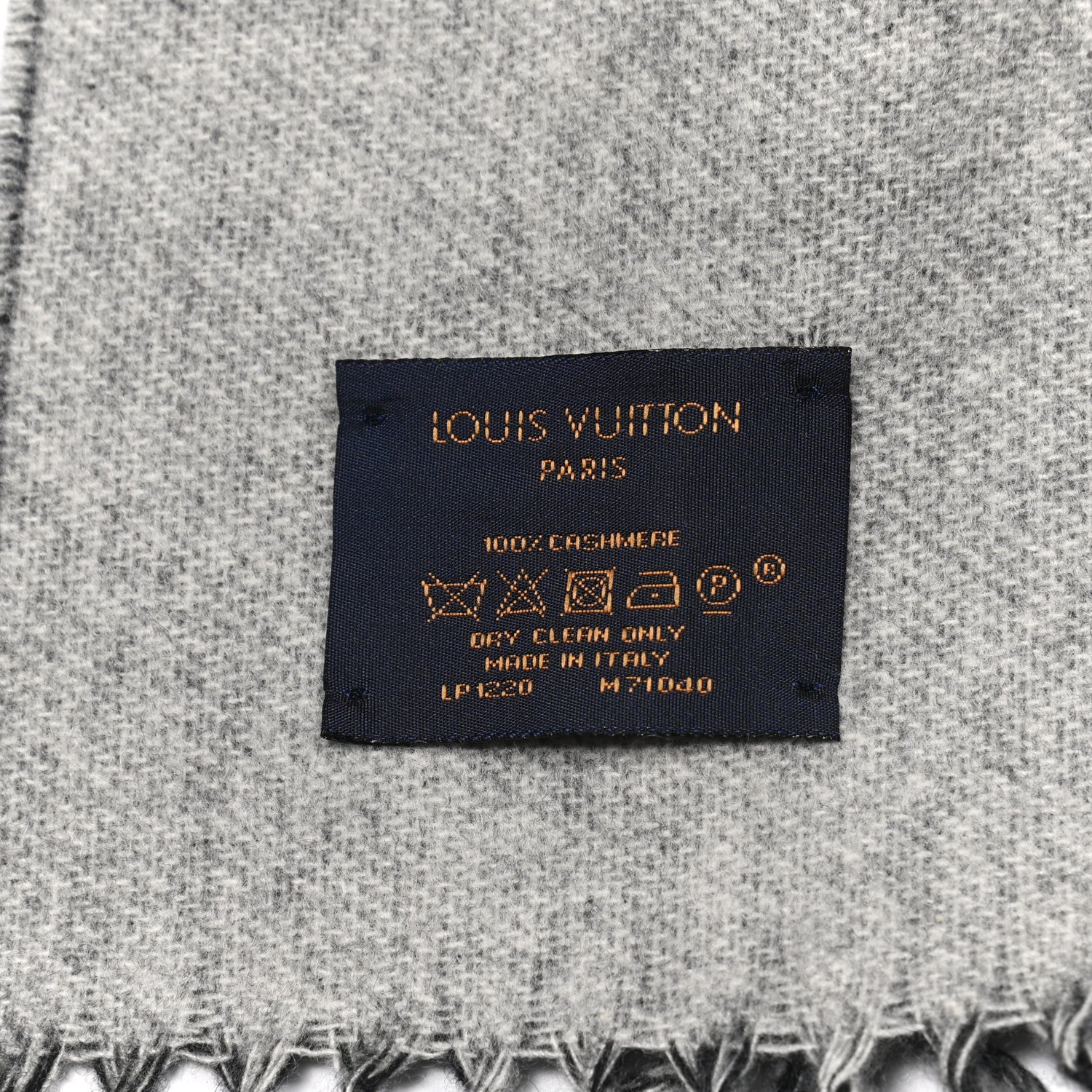 Louis Vuitton Cashmere Monogram Reykjavik Scarf Black 3 of 3