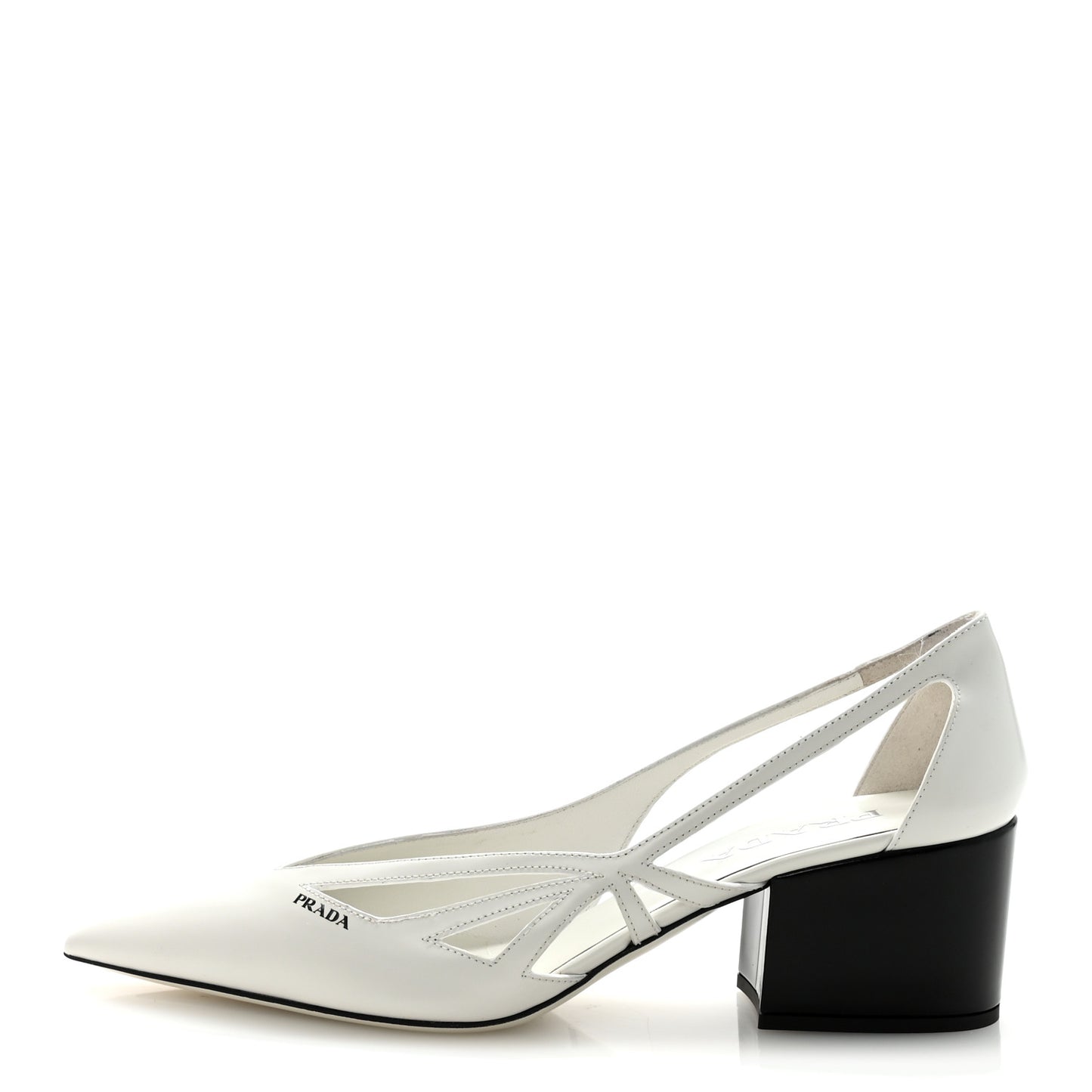 Spazzolato Cutout 55mm Pumps 39 White